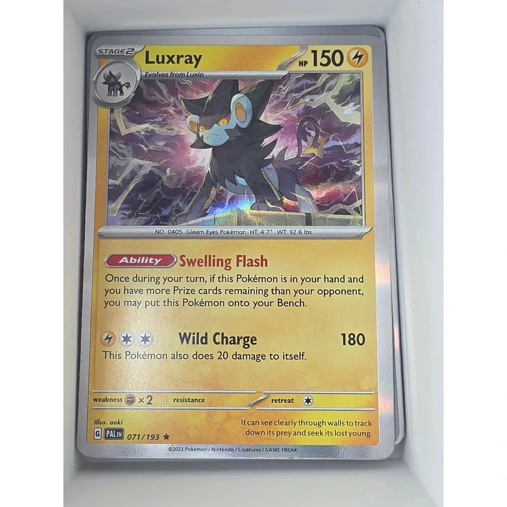 Luxray 071/193 Rare Paldea Evolved Pokemon Reverse Holo Near Mint
